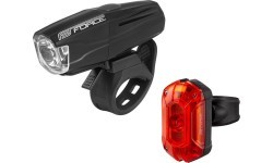 Комплект фонарей FORCE VARIO 500LM + 25LM, USB