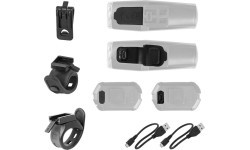 Комплект фонарей FORCE VARIO 500LM + 25LM, USB