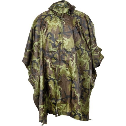 Rip Stop Poncho MFH - M 95 CZ Camo