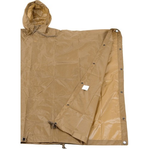 Neperšlampama striukė poncho Rip Stop MFH – Coyote Tan