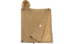 Neperšlampama striukė poncho Rip Stop MFH – Coyote Tan