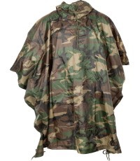 Rip Stop Poncho MFH - Woodland