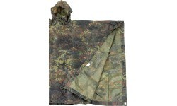 MFH Rip Stop lietpaltis-poncho - BW Camo