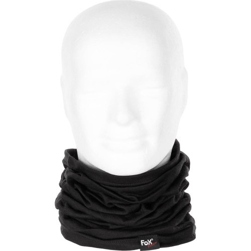 Kaklo movа FoxOutdoor Merino Lite – juoda
