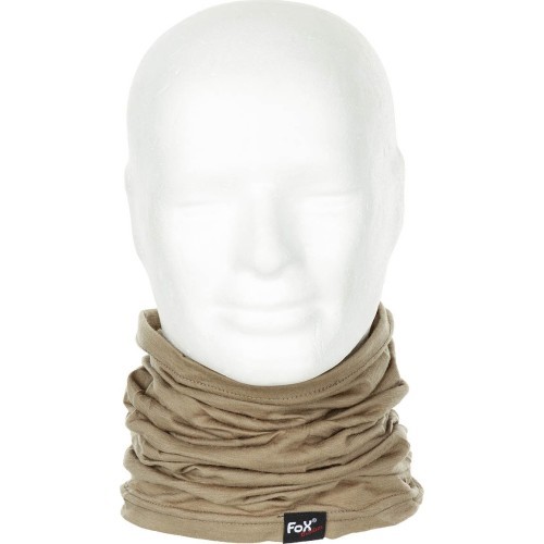 Kaklo movos šalikas FoxOutdoor Merino Lite – Coyote Tan