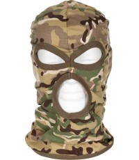 Balaclava 3 hole thin operation-camo 100 % Cotton