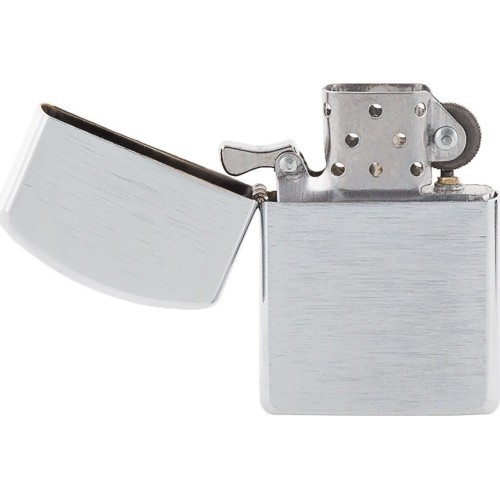 Windproof Lighter MFH - Chrome Brushed, Unfilled