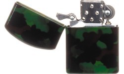 Windproof Lighter MFH - Woodland, Unfilled