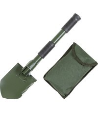 Sudedamas mini kastuvas MFH 3in1, žalias