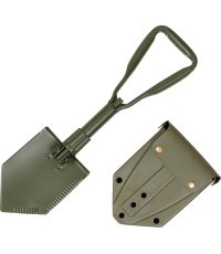 Folding Spade MFH - Green, Extra Stable