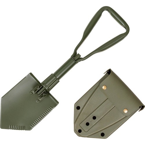 Folding Spade MFH - Green, Extra Stable