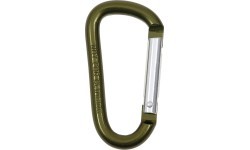 Carabiner D MFH - Green, 8mmx8cm