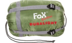 Спальный мешок FoxOutdoor Duralight, зелёно-чёрный