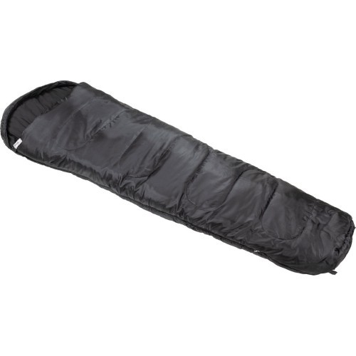 Miegmaišis FoxOutdoor, juodas, 2 sluoksnių