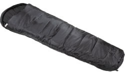 Miegmaišis FoxOutdoor, juodas, 2 sluoksnių