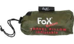 Надувная дорожная подушка FoxOutdoor, зелёная