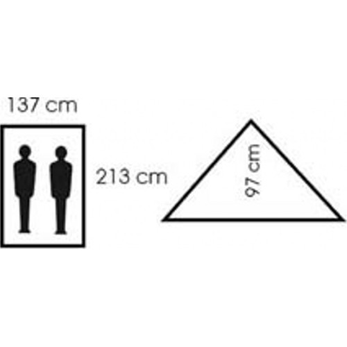 Tent MFH Minipack - Green, 2 persons