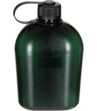 Фляга MFH GEN II, зелёная прозрачная, 1 л