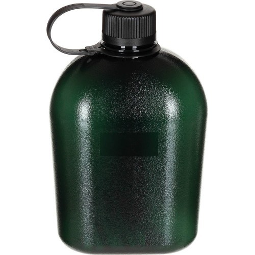 Фляга MFH GEN II, зелёная прозрачная, 1 л