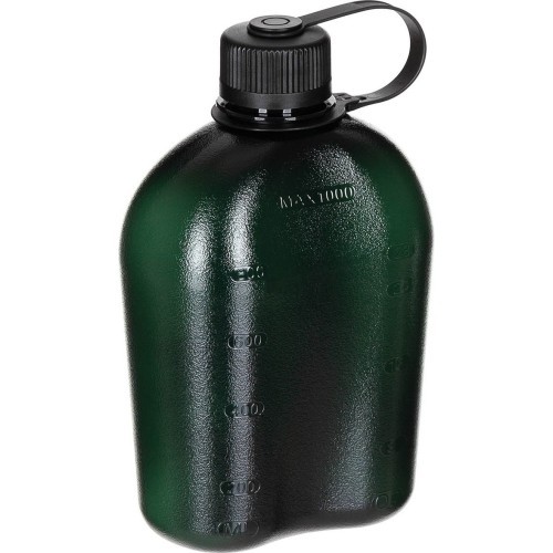 Фляга MFH GEN II, зелёная прозрачная, 1 л
