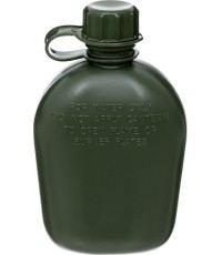 Пластиковая фляга MFH – зелёная, 1 л
