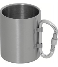 Nerūdijančio plieno puodelis FoxOutdoor Carabiner, 300ml