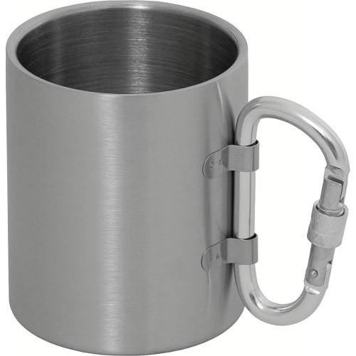 Чашка из нержавеющей стали FoxOutdoor Carabiner, 300 мл
