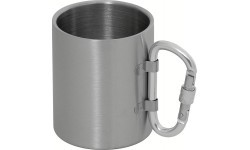 Nerūdijančio plieno puodelis FoxOutdoor Carabiner, 300ml