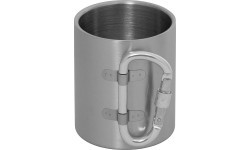 Stainless Steel Cup FoxOutdoor Carabiner, 300ml