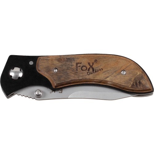 Складной нож FoxOutdoor с накладками из ценных пород дерева