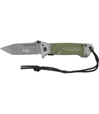 Sudedamas peilis FoxOutdoor, žalias, G10 rankena
