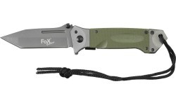 Складной нож FoxOutdoor, зелёный, рукоять G10