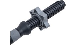 Plastic Threaded Dumbbell Bar w/ Collars inSPORTline Plafor 41 cm / 30 mm