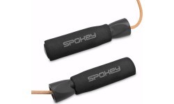 Скакалка с кожаным шнуром Spokey QUICK SKIP