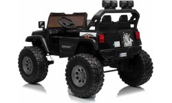 Elektromobilis Extreme Sport 4x4, juodas