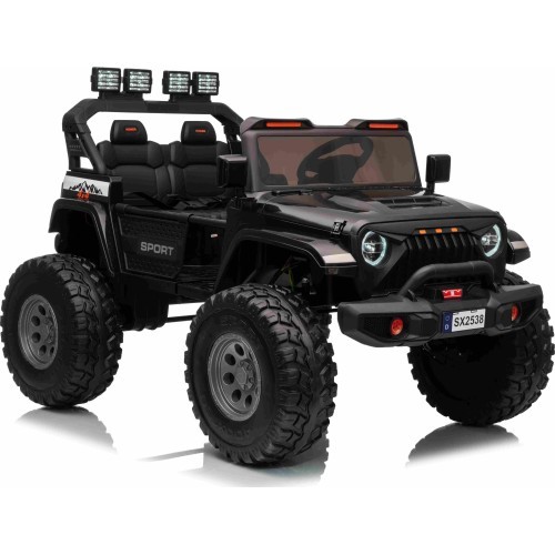 Elektromobilis Extreme Sport 4x4, juodas