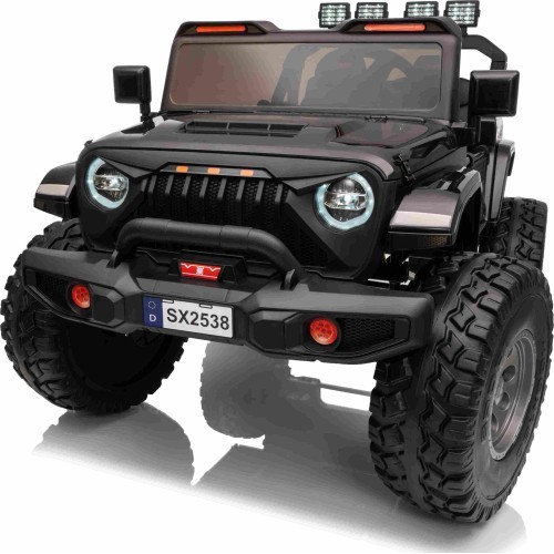 Elektromobilis Extreme Sport 4x4, juodas