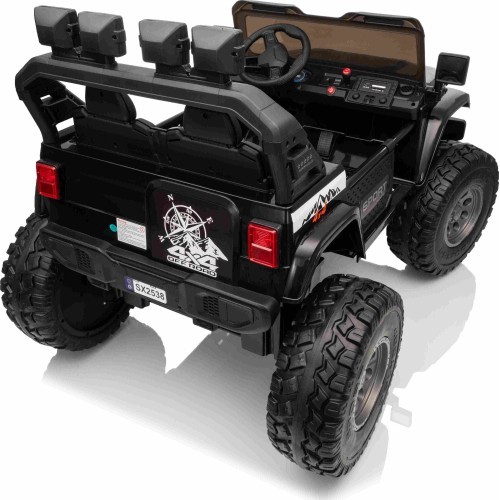 Elektromobilis Extreme Sport 4x4, juodas