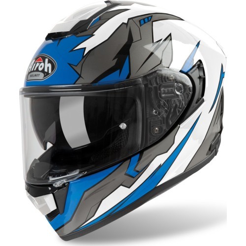 Motociklininko šalmas Airoh ST.501 Bionic White/Blue