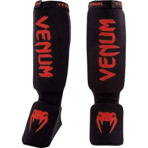 Защита голени Venum Kontact, черно-красная