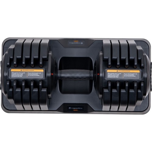 Reguliuojamas vienos rankos hantelis inSPORTline DuraBell® 5–41 kg