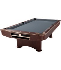 Biliardo stalas Pool Competition II, 9 ft, raudonmedis, Club Cloth geltonai žalias