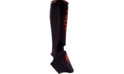 Venum Kontact Shinguards - Black/Red