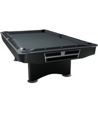 Billiard Table, Pool, Competition II, Black, 9 ft., Club Cloth yellow green