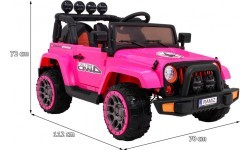 Full Time 4WD Pink Off-Road Vehicle