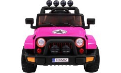 Full Time 4WD Pink Off-Road Vehicle