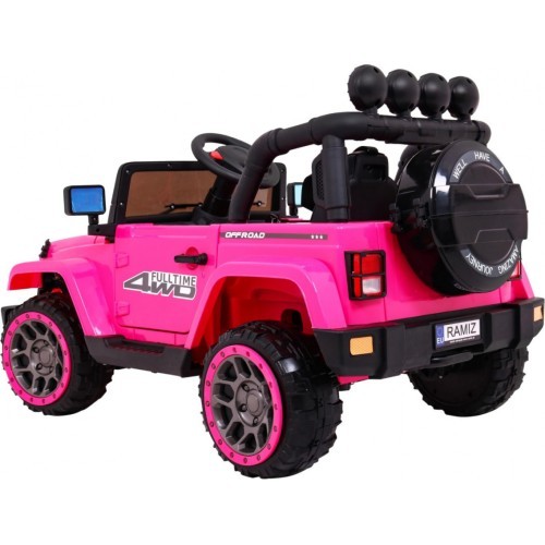 Full Time 4WD Pink Off-Road Vehicle