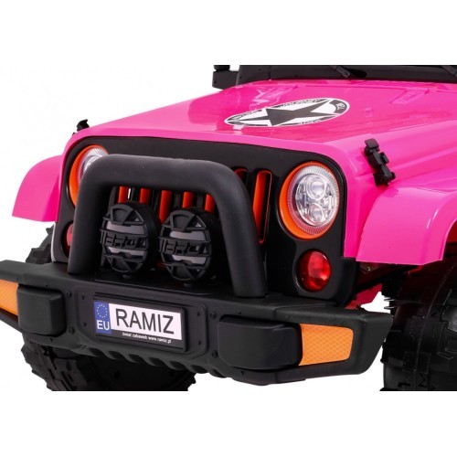 Full Time 4WD Pink Off-Road Vehicle