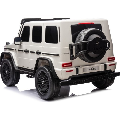 Elektromobilis Mercedes Benz G63 AMG XXL, baltas