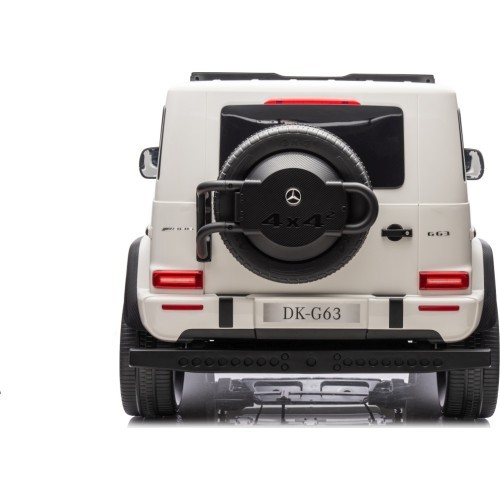 Elektromobilis Mercedes Benz G63 AMG XXL, baltas